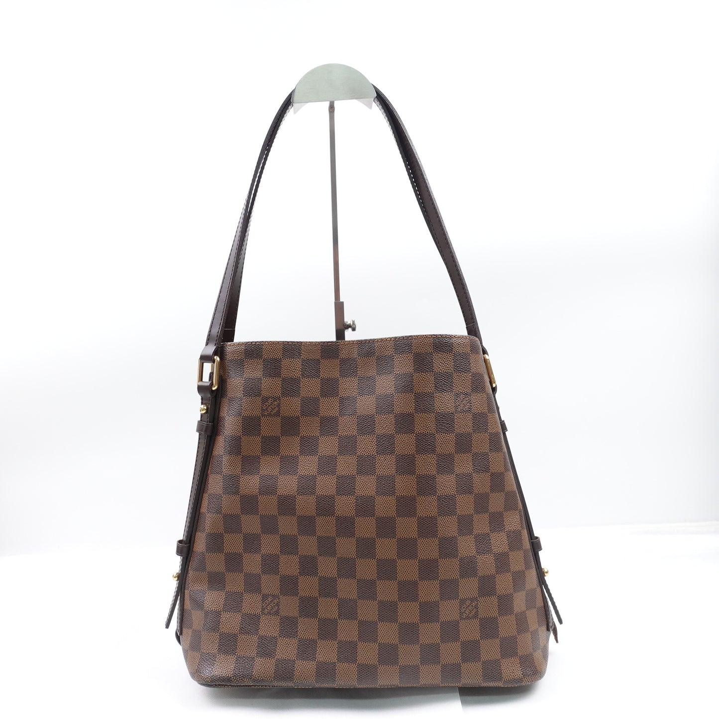 Pre-own Louis Vuitton Rivington Damier Ebene Coated Canvas Tote