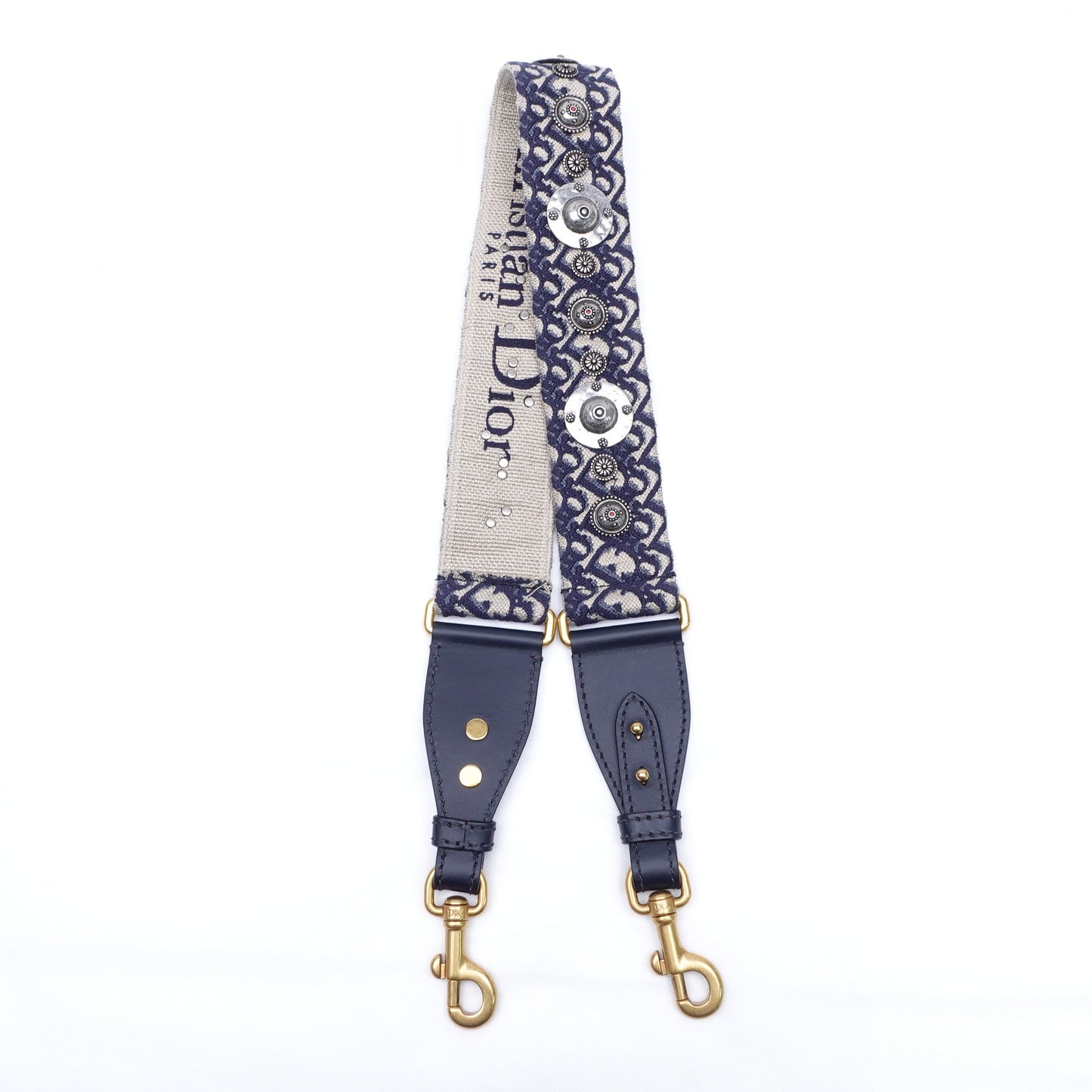 Pre-owned Dior Oblique Canvas Shoulder Strap