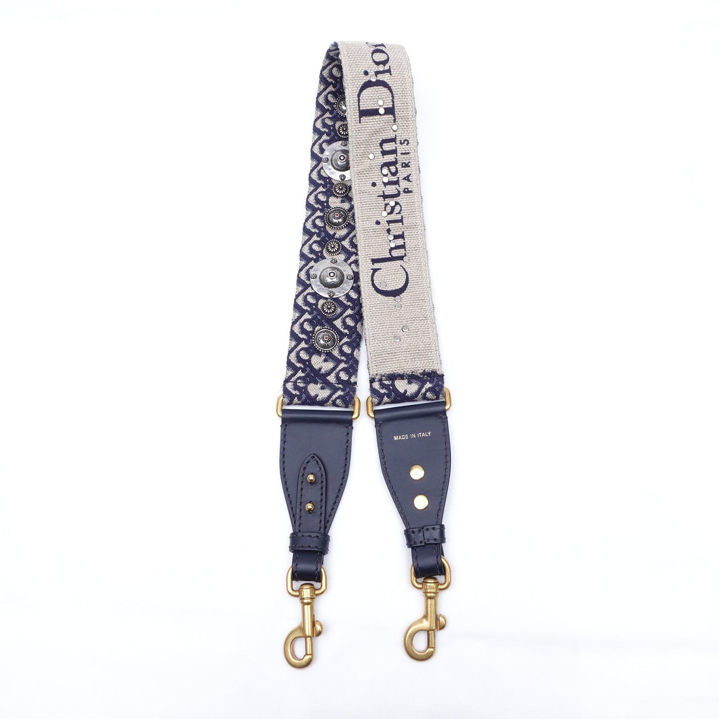 Pre-owned Dior Oblique Canvas Shoulder Strap