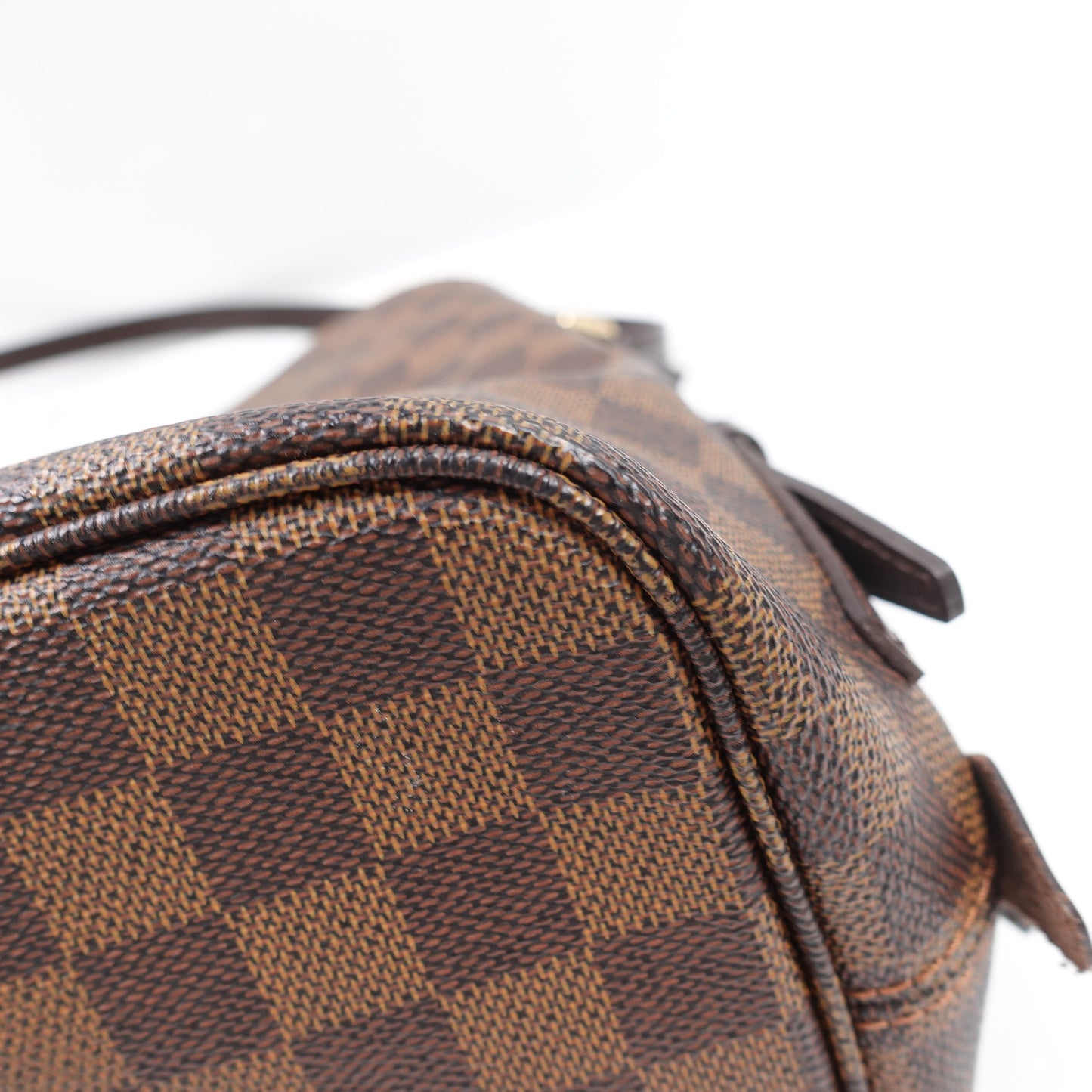 Pre-own Louis Vuitton Rivington Damier Ebene Coated Canvas Tote
