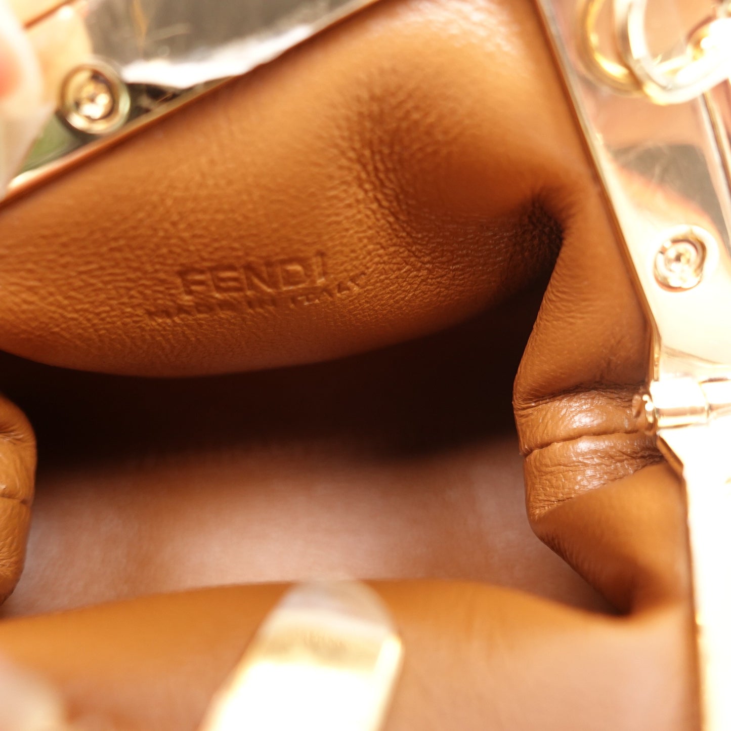 Pre-owned Fendi First Brown Calfskin Shoulder Bag