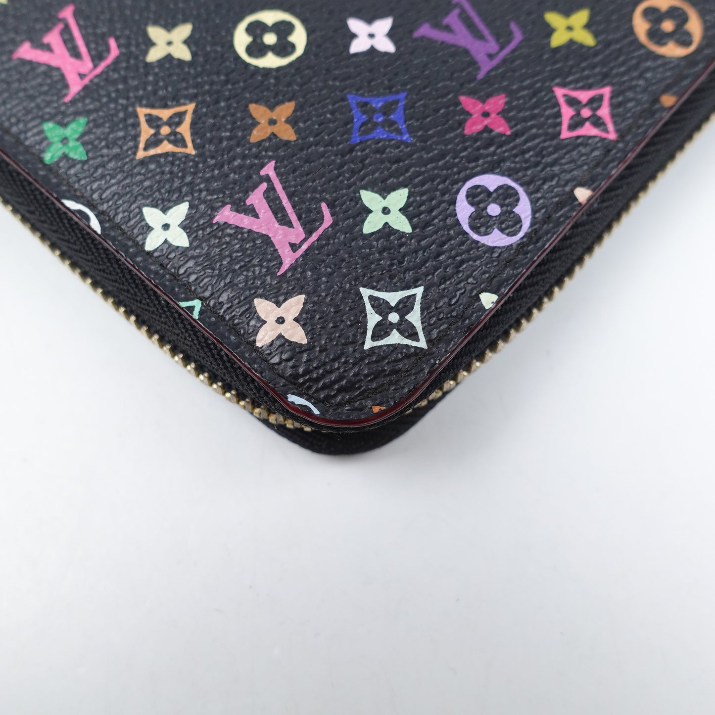 Pre-Owned Louis Vuitton Multicolored Murakami Nor Zippy Wallet