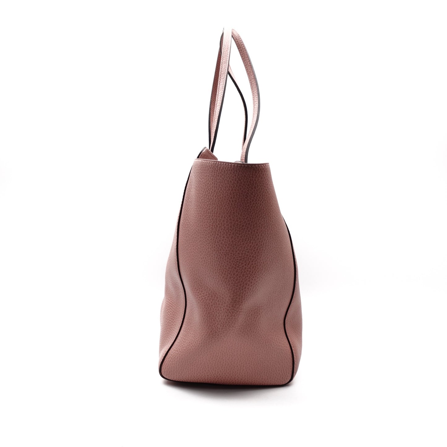Pre-owned Gucci Swing Pink Calfskin Tote Bag