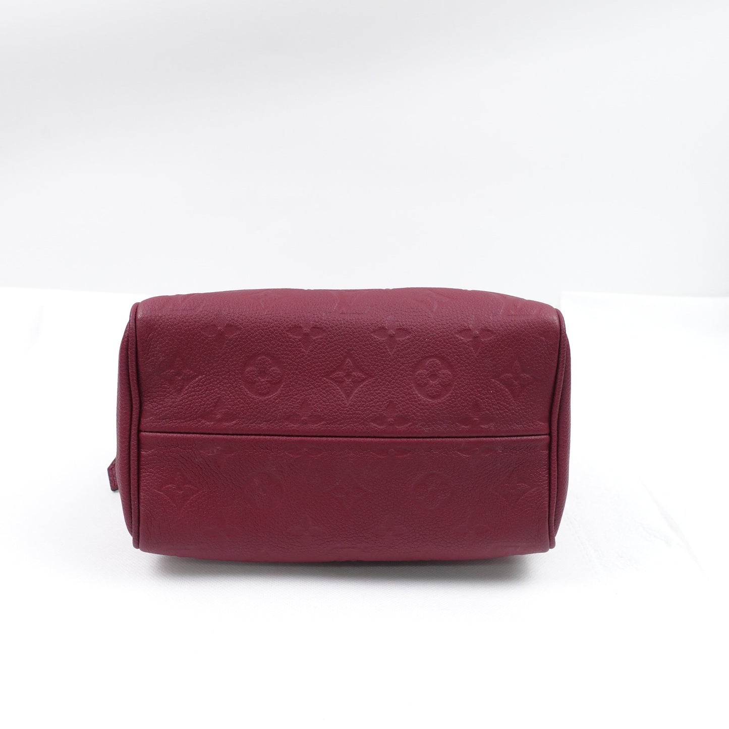 Pre-owned Louis Vuitton Speedy 20 Red Calfskin Shoulder Bag
