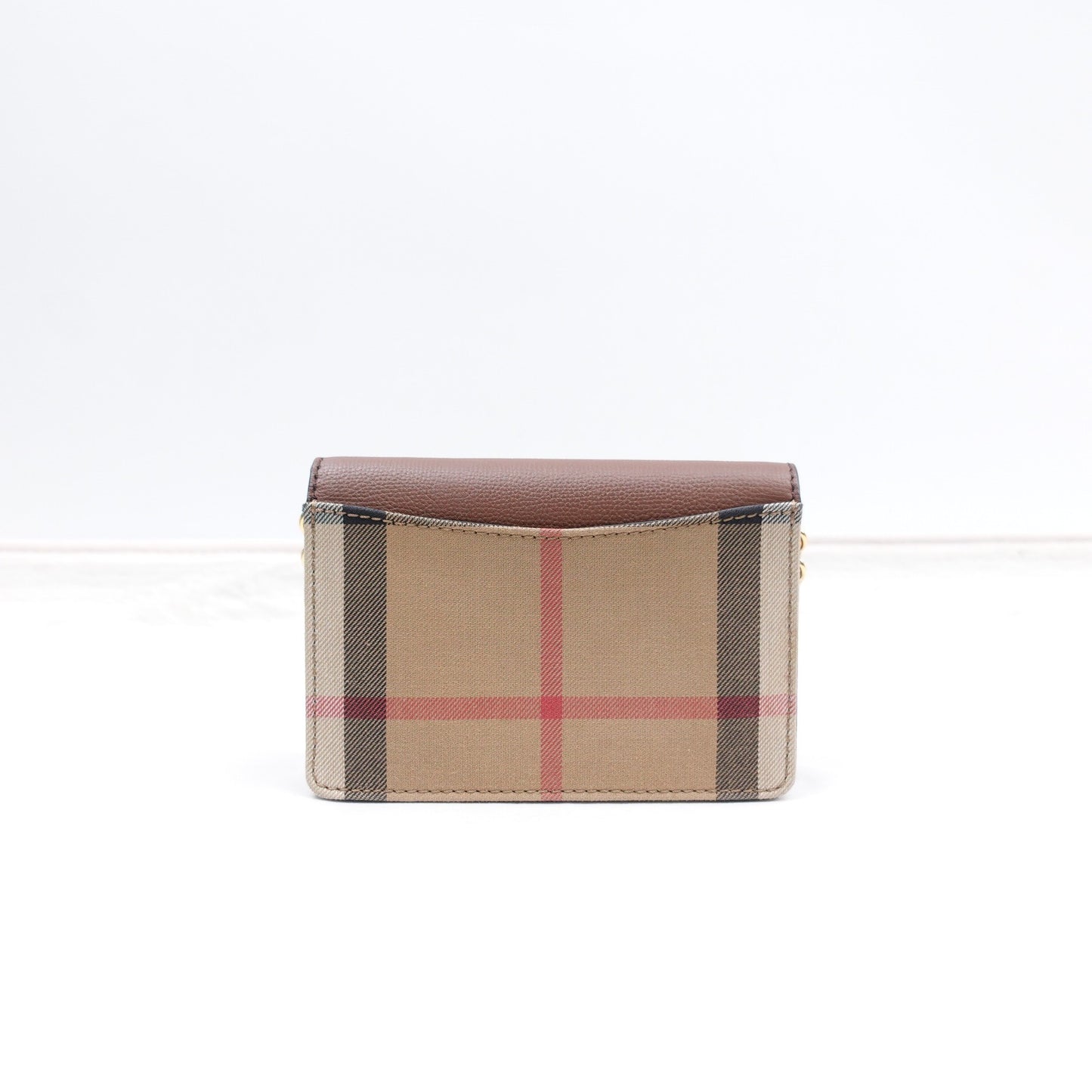 Pre-owned Burberry Brown Calfskin Shoulder Bag T10294059