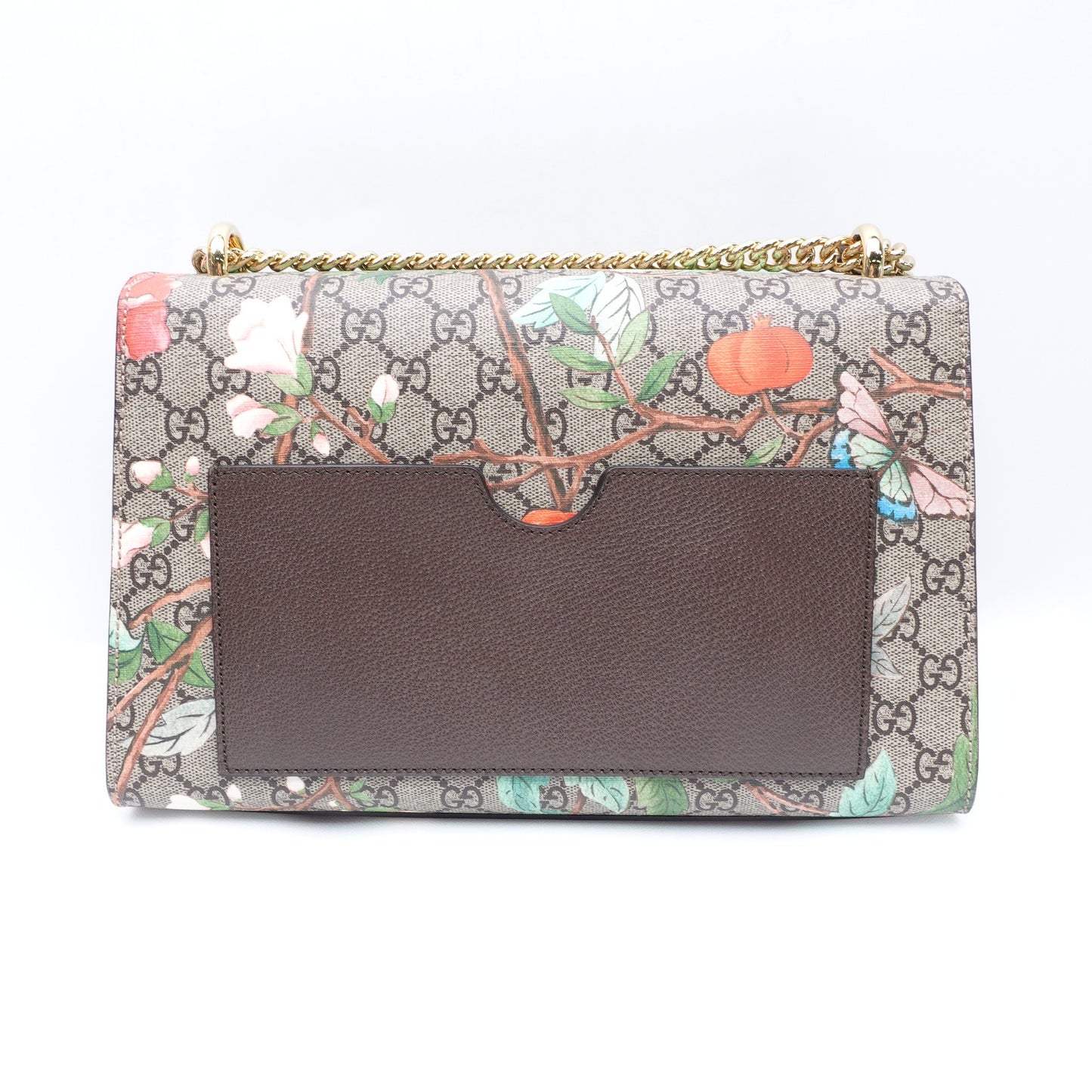 Pre-owned Gucci Padlock Multicolor Coated Canvas Shoulder Bag