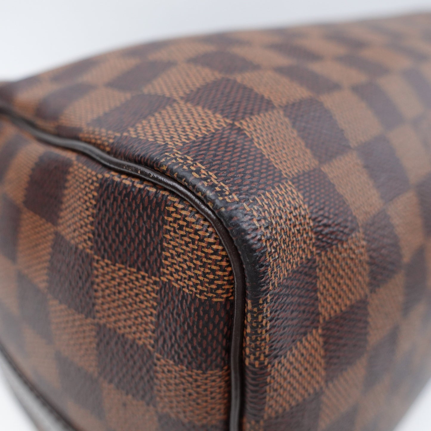 Pre-owned Louis Vuitton Speedy 35 Damier Ebene Coated Canvas Shoulder Bag