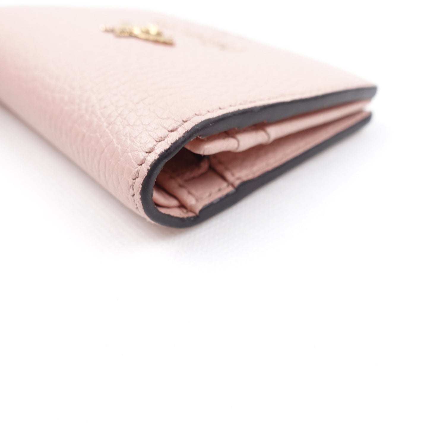 Pre-owned Gucci Animalier Pink Calfskin Wallet T10316592