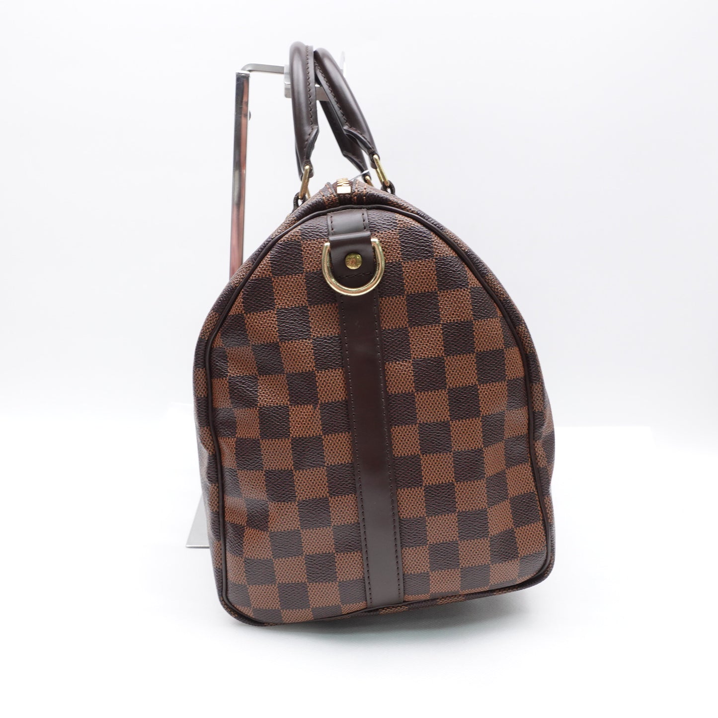 Pre-owned Louis Vuitton Speedy Bandoulière 30 Damier Ebene Coated Canvas Shoulder Bag