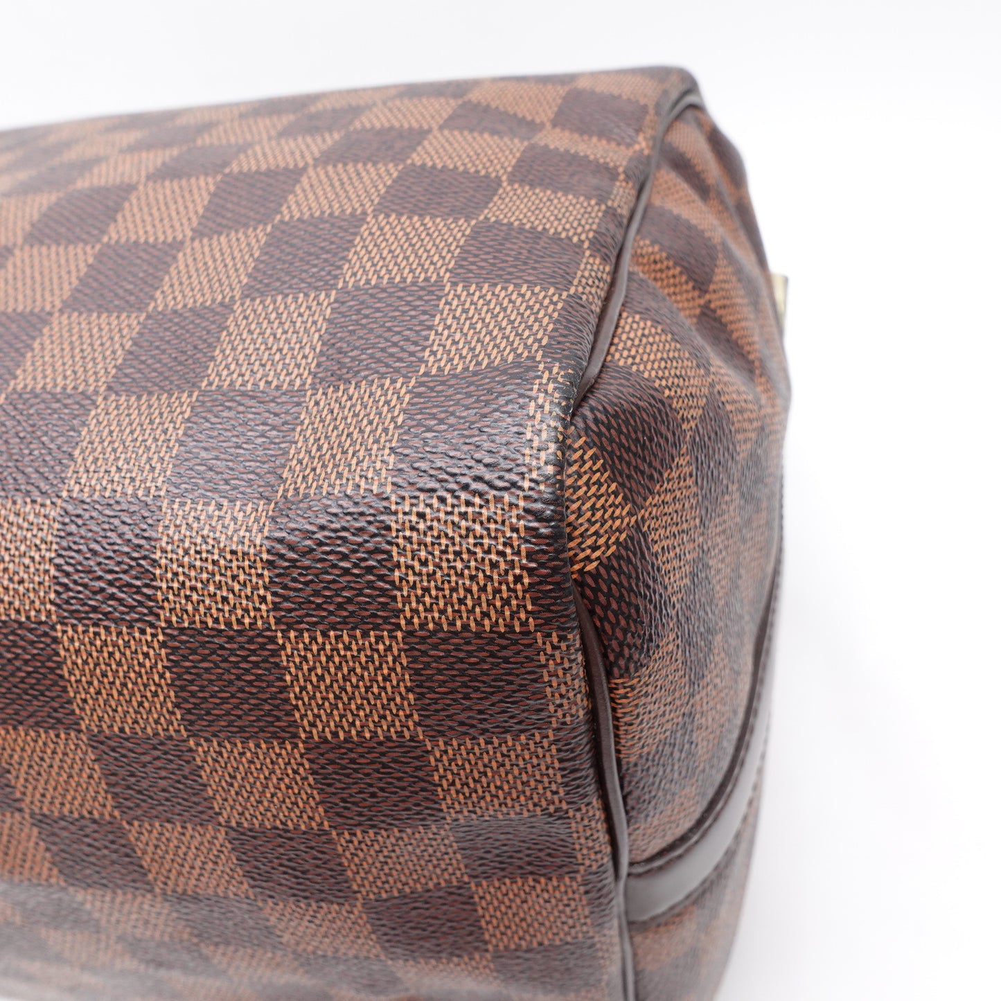 Pre-owned Louis Vuitton Speedy Bandoulière 30 Damier Ebene Coated Canvas Shoulder Bag
