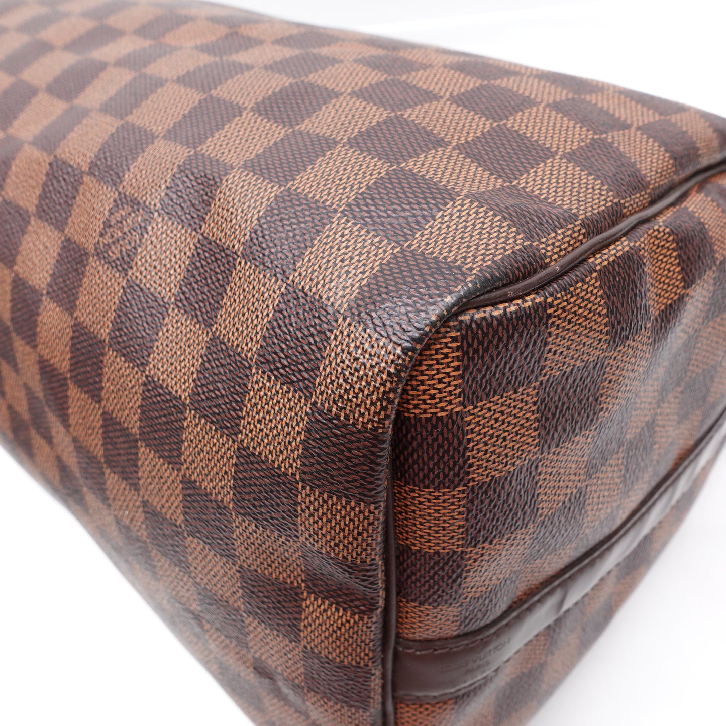 Pre-owned Louis Vuitton Speedy Bandoulière 30 Damier Ebene Coated Canvas Shoulder Bag