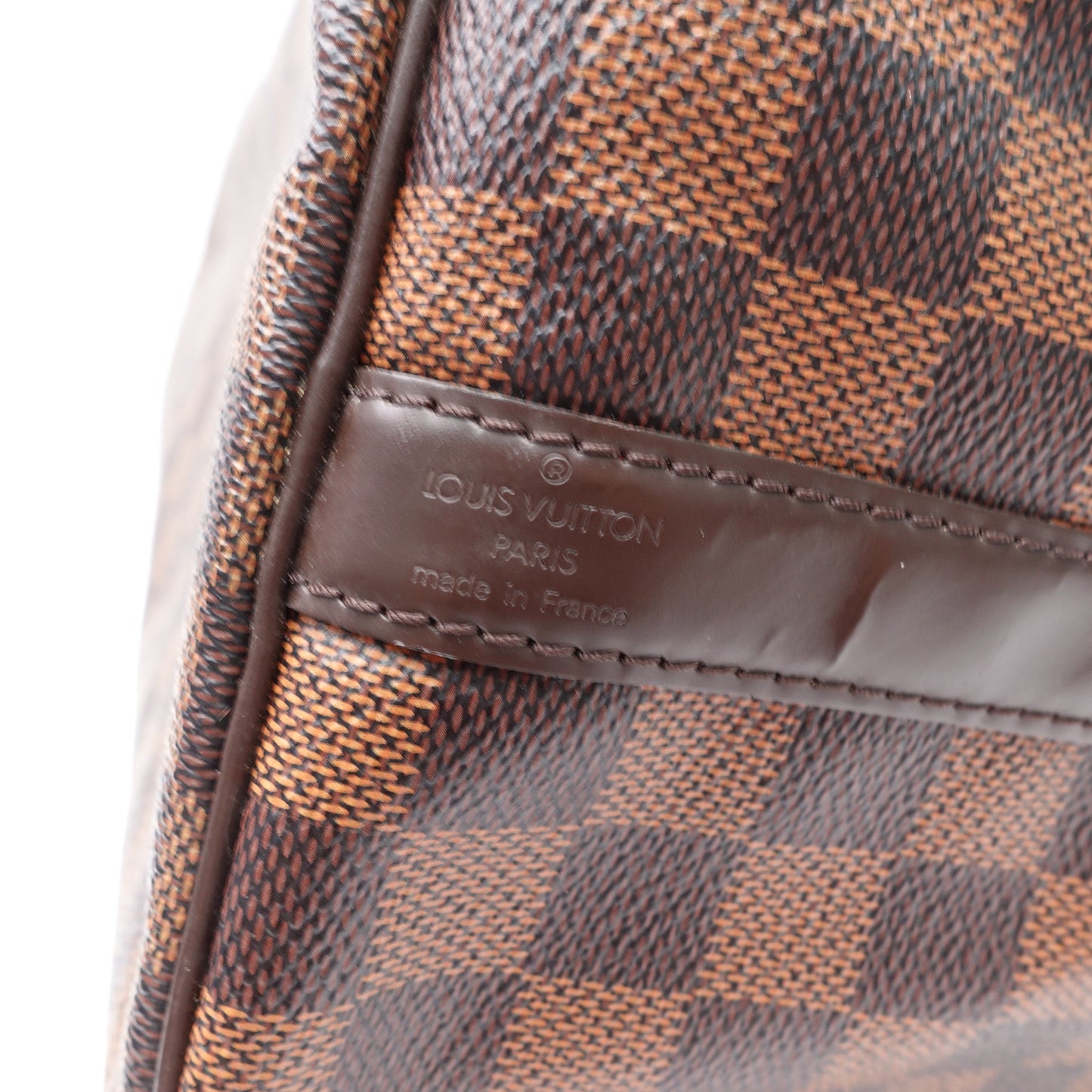 Pre-owned Louis Vuitton Speedy Bandoulière 30 Damier Ebene Coated Canvas Shoulder Bag