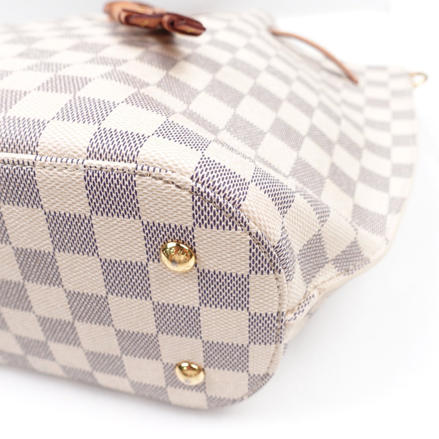 Pre-owned Louis Vuitton Girolata Damier Azur Coated Canvas Tote Bag