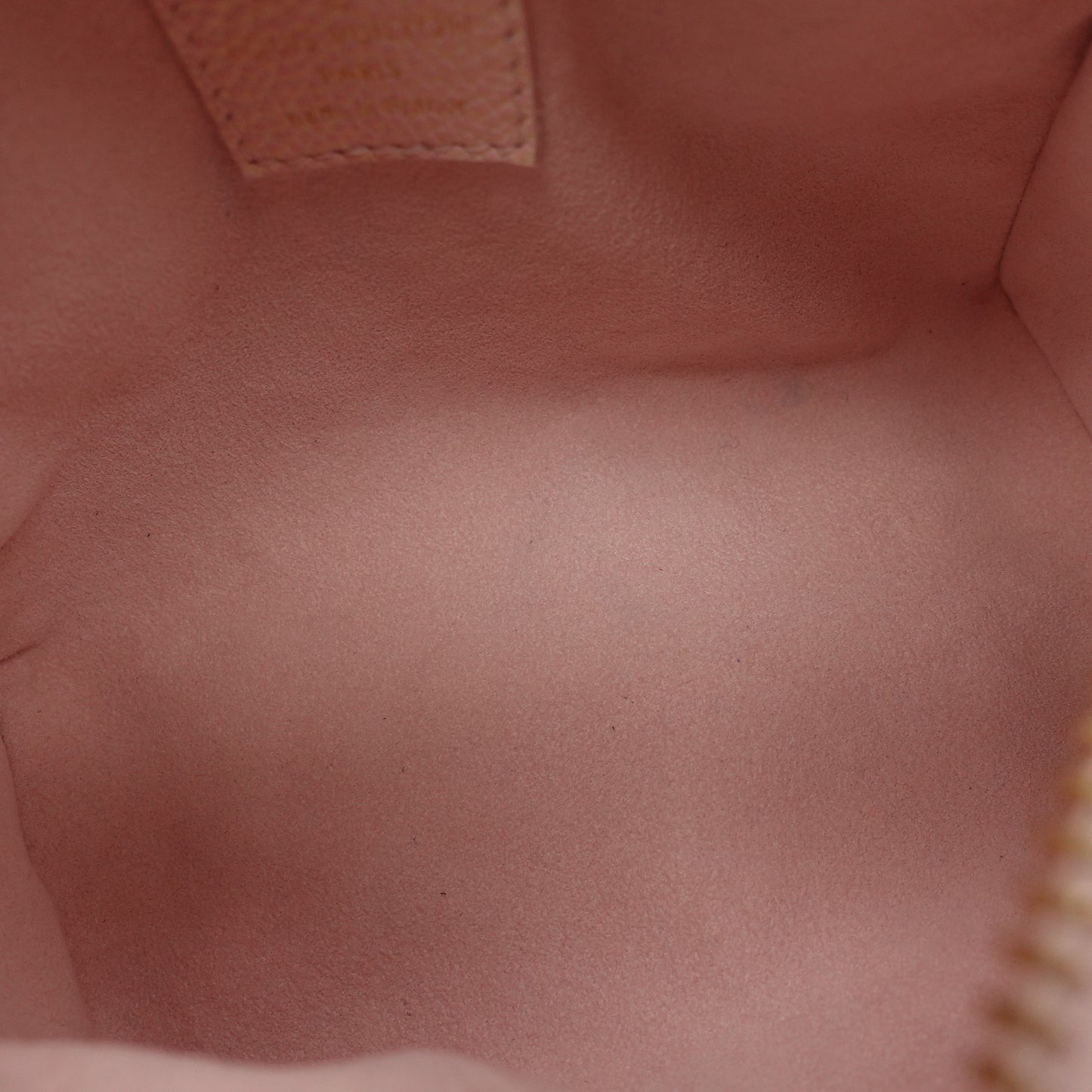 Pre-owned Louis Vuitton Speedy Nano Pink Gradient Calfskin Shoulder Bag