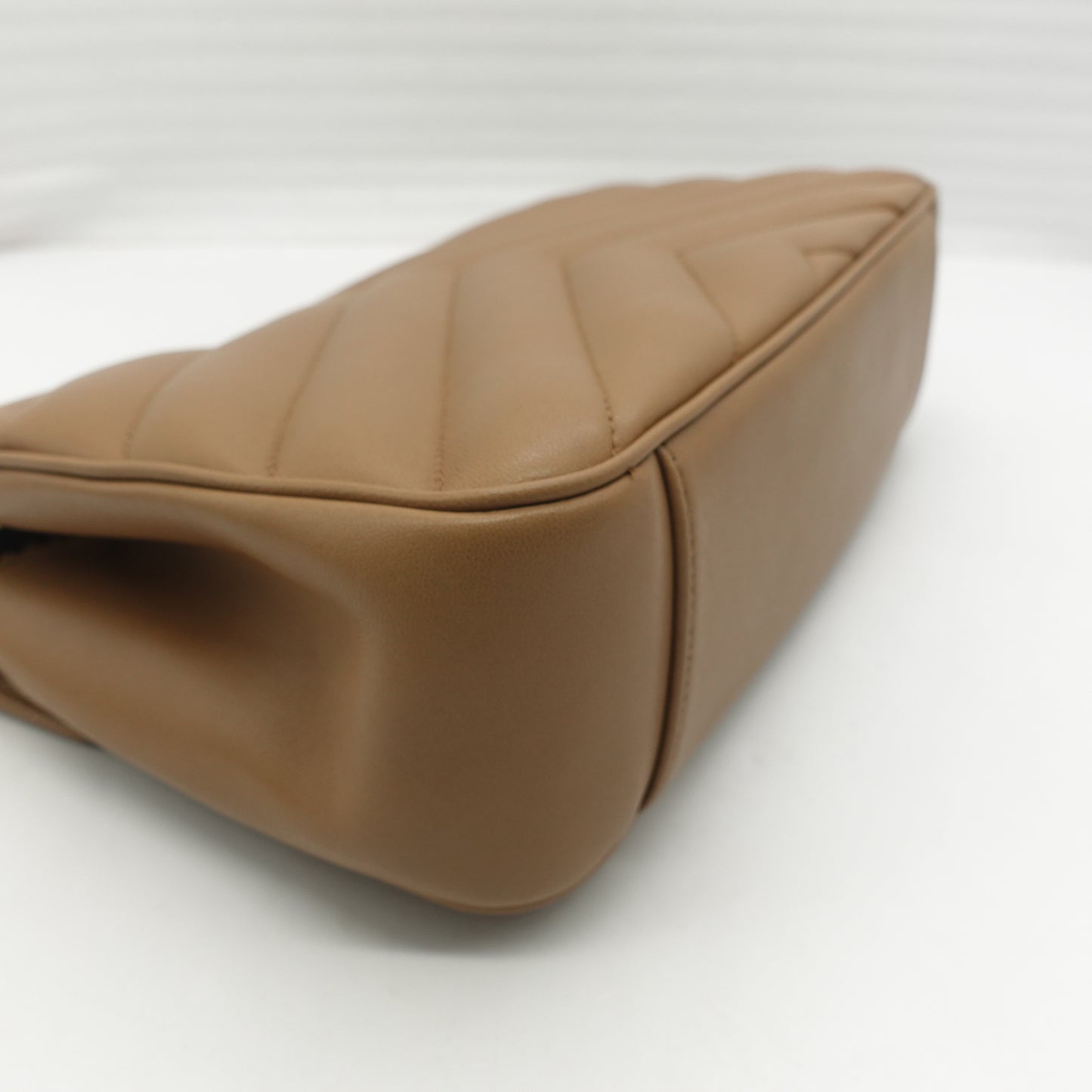 Saint Laurent LouLou Khaki Lambskin Shoulder Bag