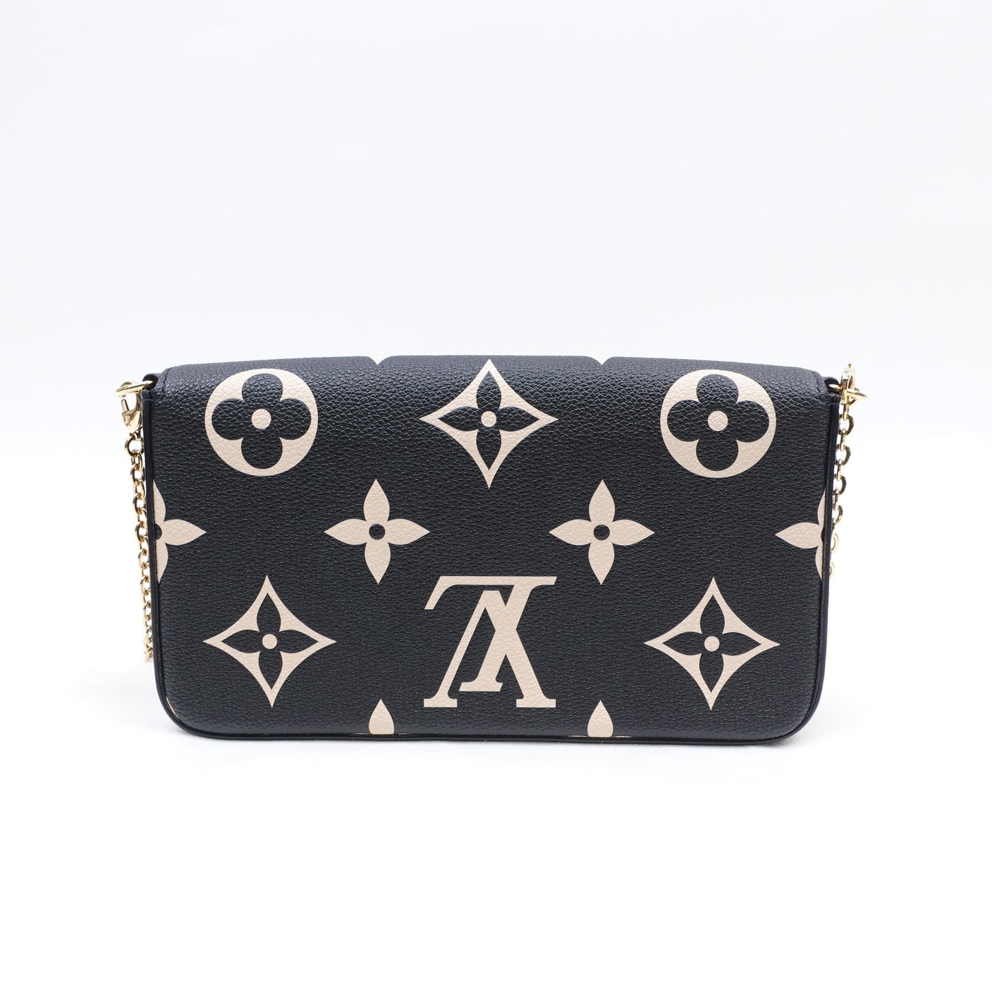 Pre-owned Louis Vuitton Felicie Monogram Calfskin Shoulder Bag