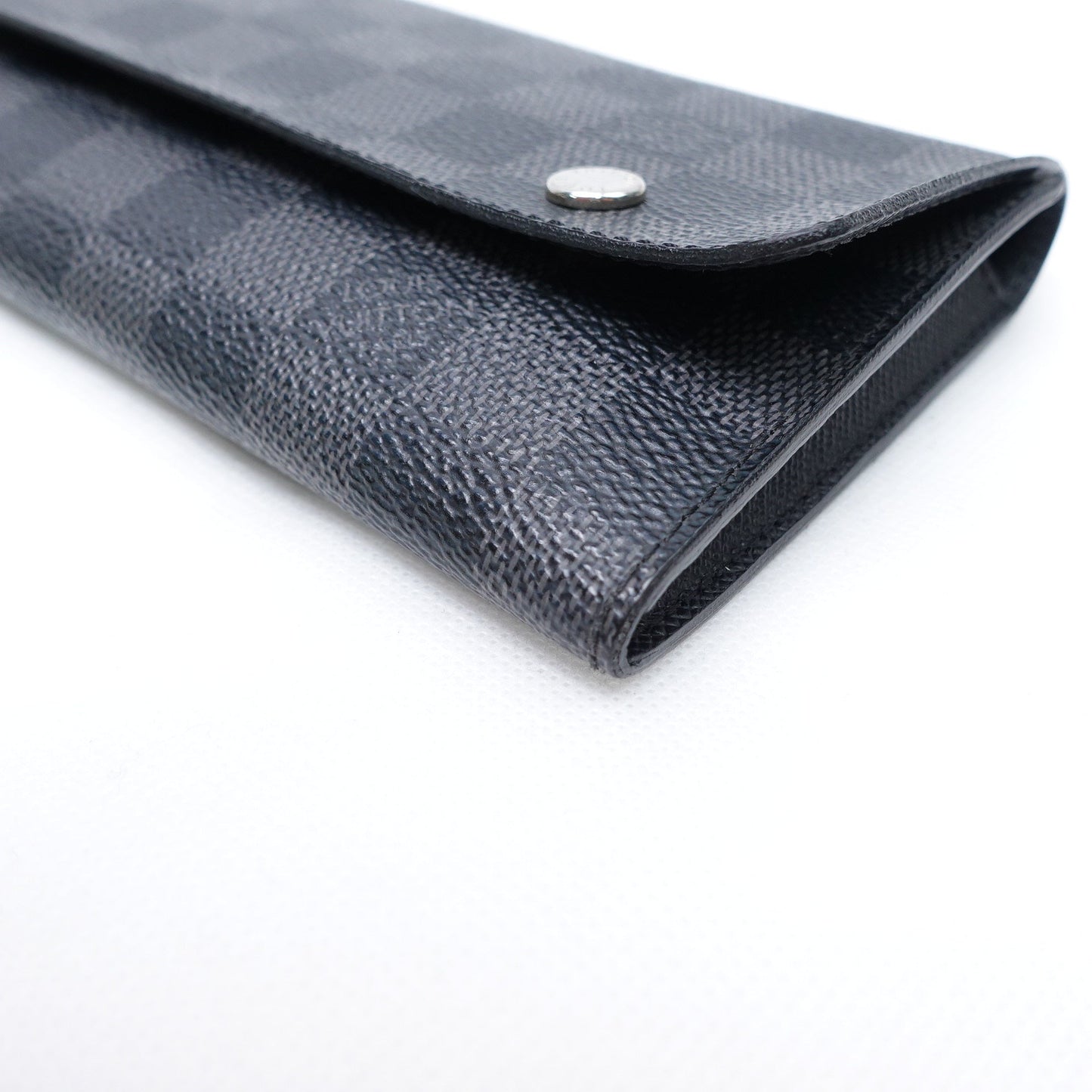Pre-owned Louis Vuitton 3 In 1 Damier Graphite Coated Canvas Wallet