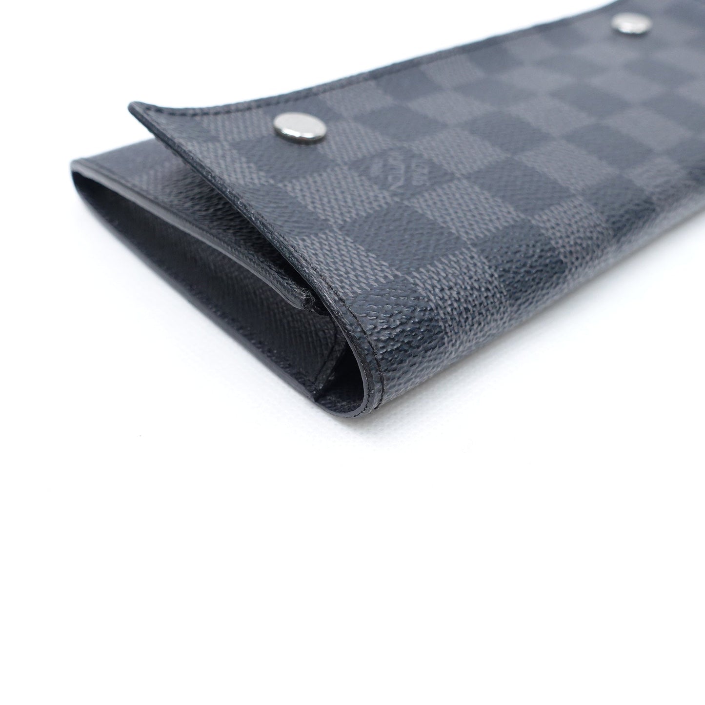 Pre-owned Louis Vuitton 3 In 1 Damier Graphite Coated Canvas Wallet