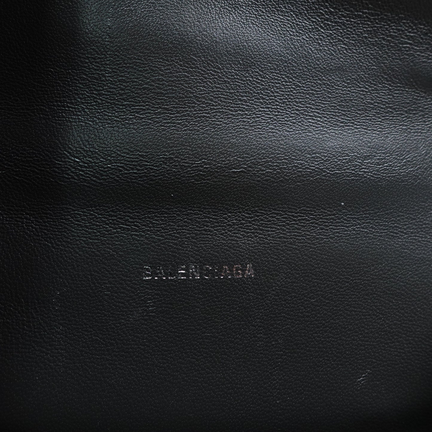 Pre-owned Balenciaga Hourglass Grey Calfskin Cross Body Bag
