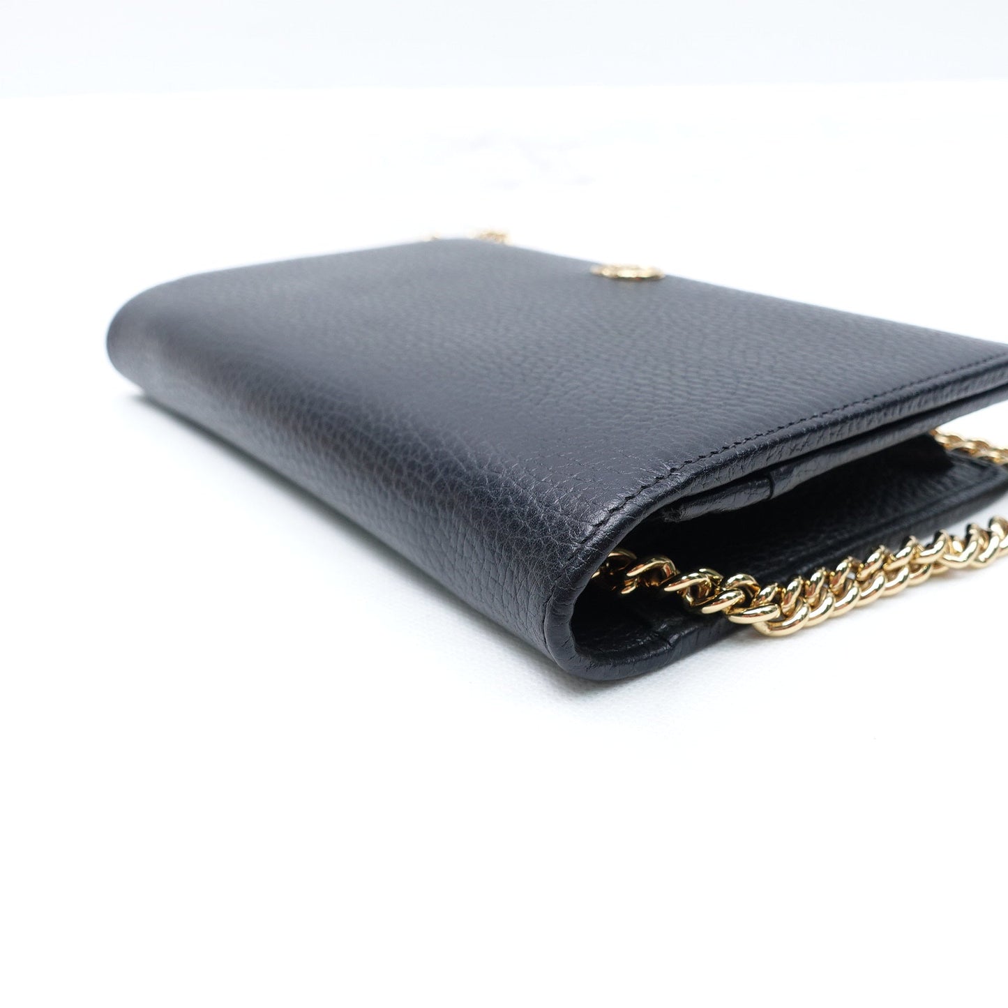 Pre-owned Gucci WOC Black Calfskin Crossbody Bag