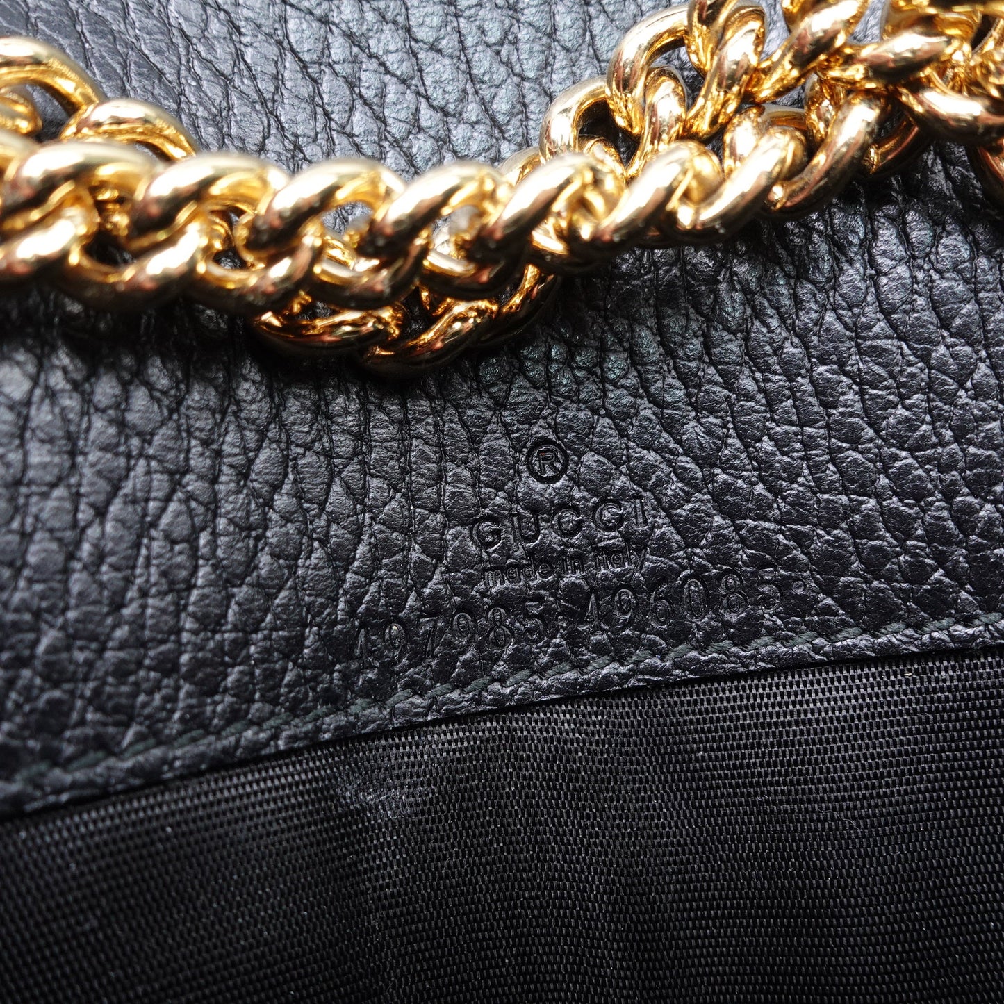 Pre-owned Gucci WOC Black Calfskin Crossbody Bag