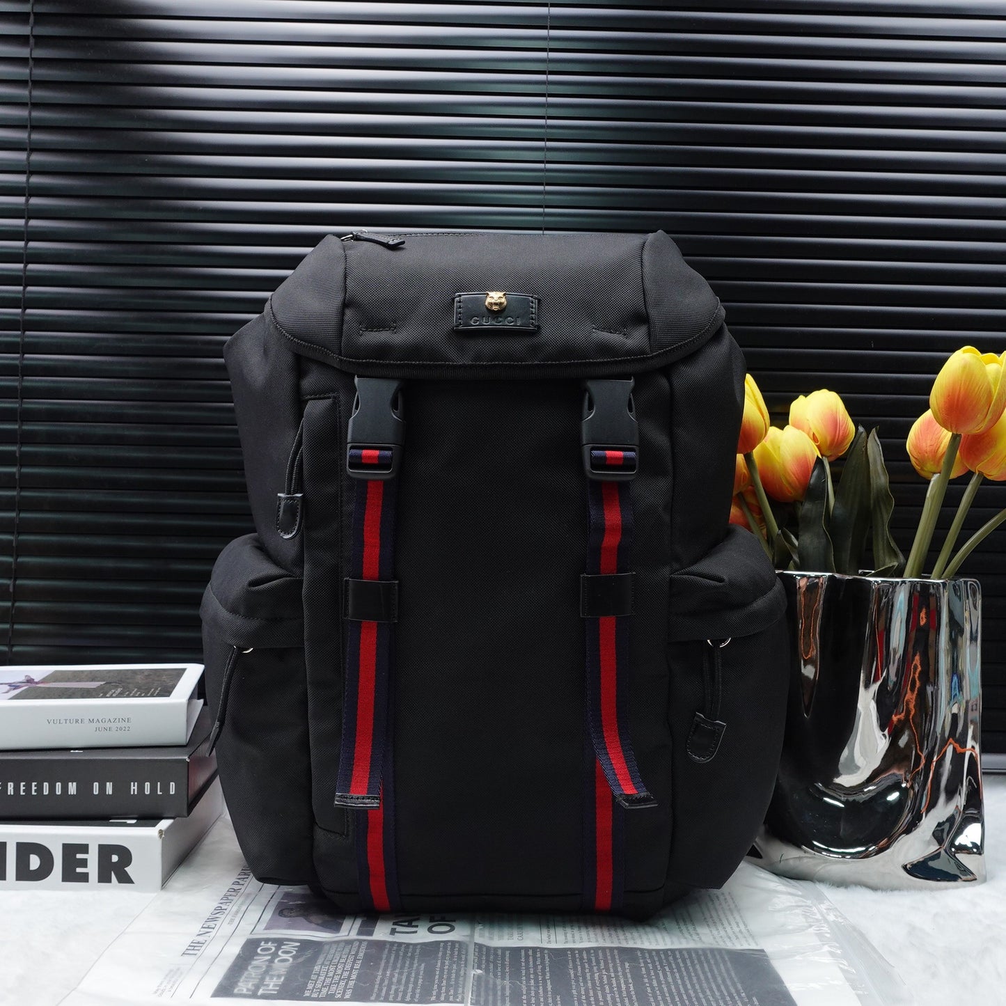 Pre-owned Prada Black Nylon Backpack