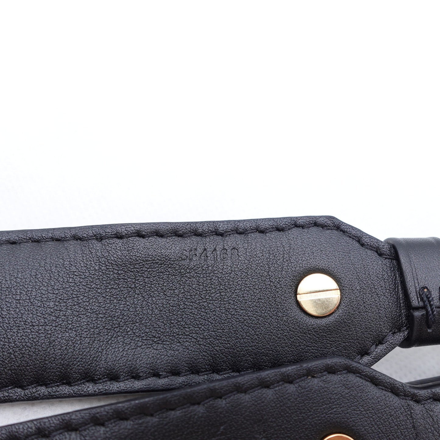 Pre-owned Louis Vuitton Monogram Coated Canvas&Calfskin Belt