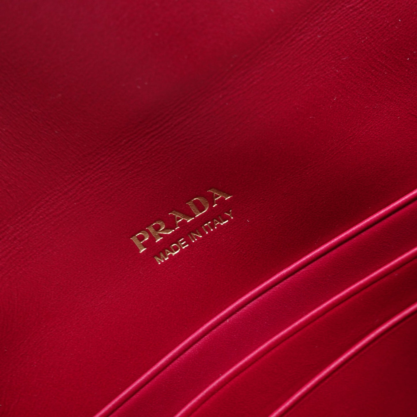 Pre-owned Prada Vitello Move Rose Pink Calfskin Long Envelop Wallet