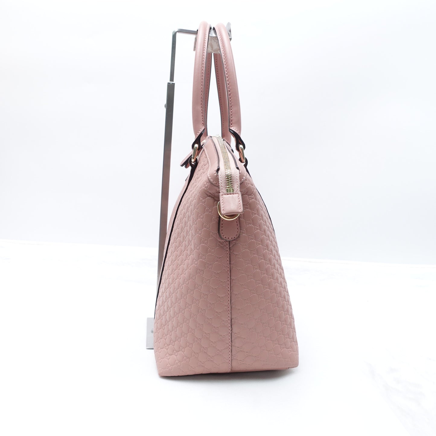 Pre-owned Gucci GG Pink Calfskin Shoulder Bag