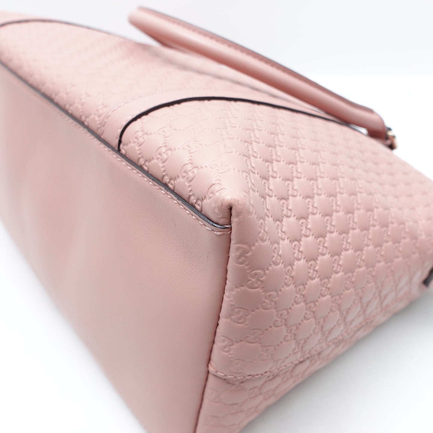 Pre-owned Gucci GG Pink Calfskin Shoulder Bag