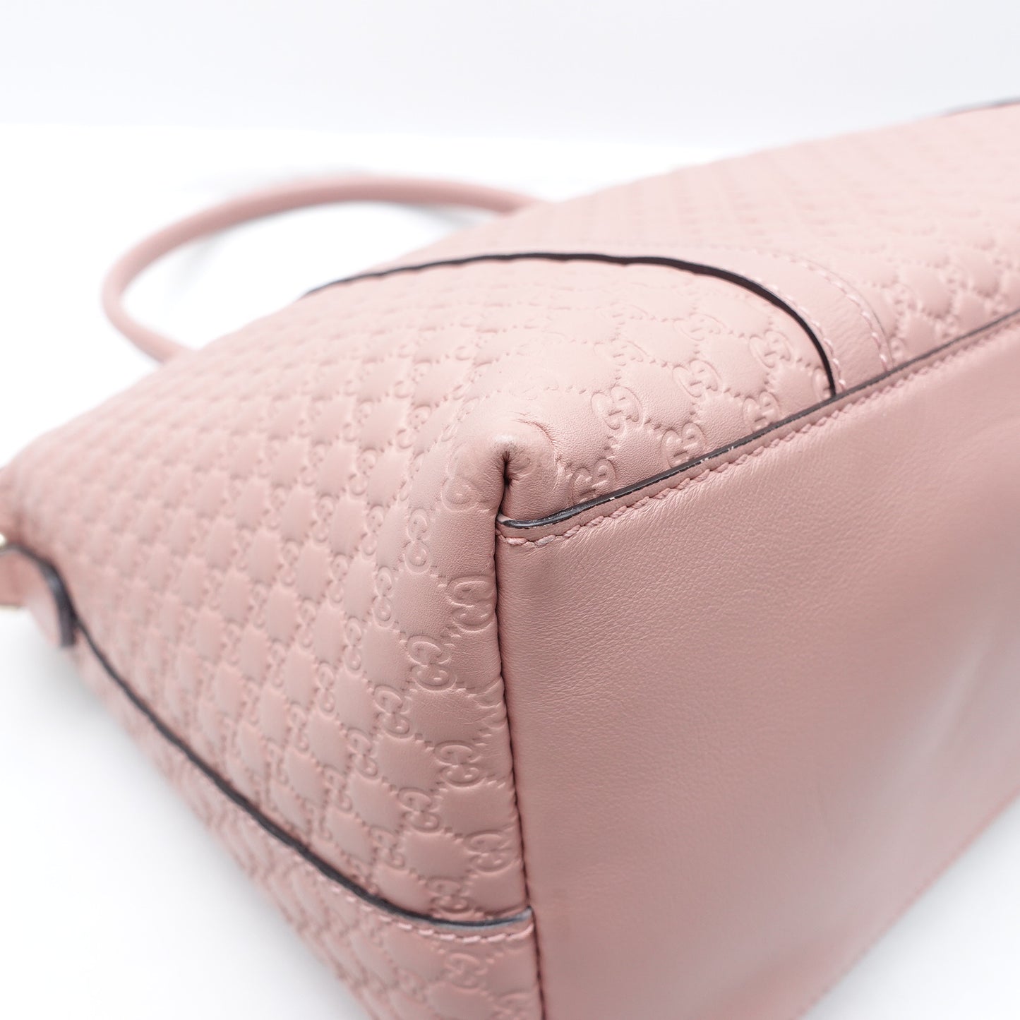 Pre-owned Gucci GG Pink Calfskin Shoulder Bag