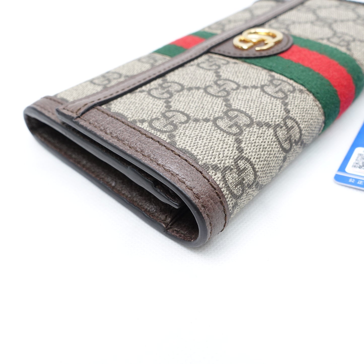 Pre-owned Gucci Ophidia Beige Coated Canvas Wallet