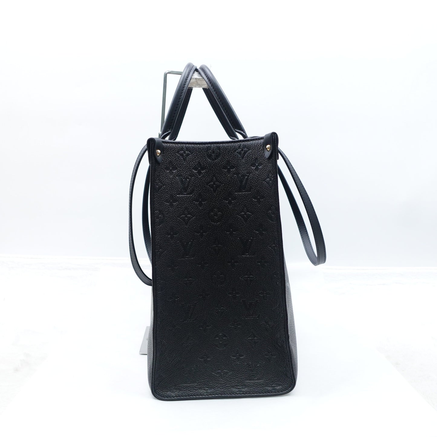 Pre-owned Louis Vuitton GM Onthego Black Calfskin Tote Bag T10296604