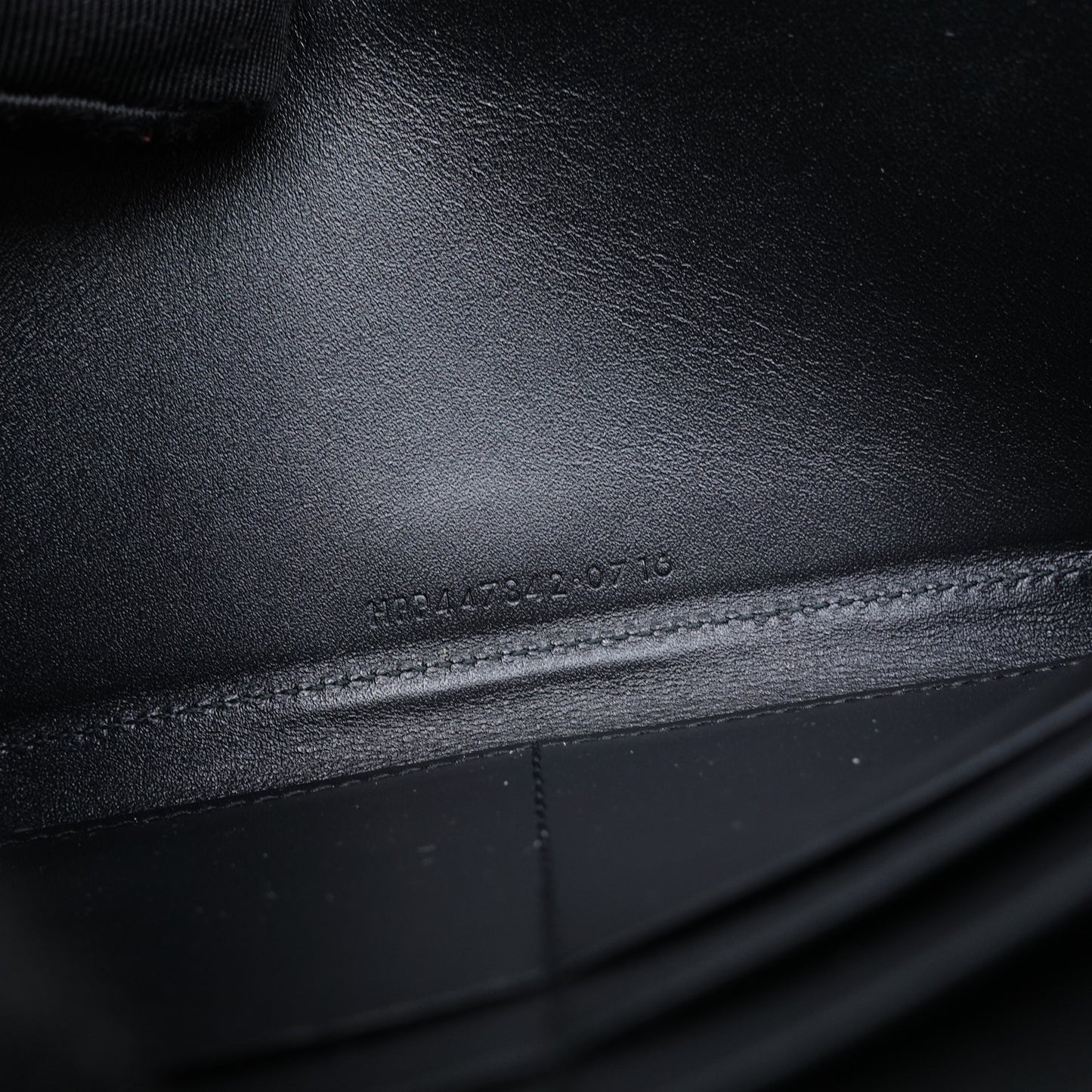 Pre-owned Saint Laurent Monogram Black Calfskin Wallet