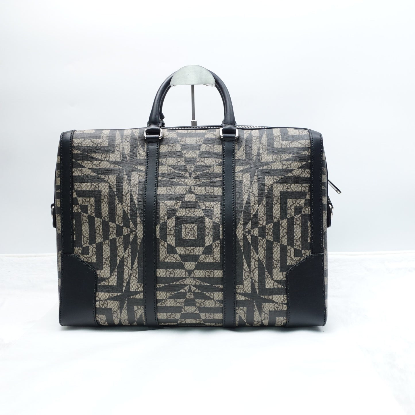 Pre-owned Gucci Brown Coated Canvas Shoulder Bag