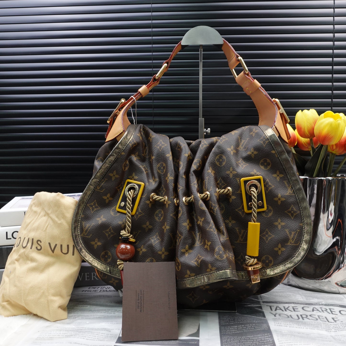 Louis Vuitton Kalahari Monogram Canvas Shoulder Bag