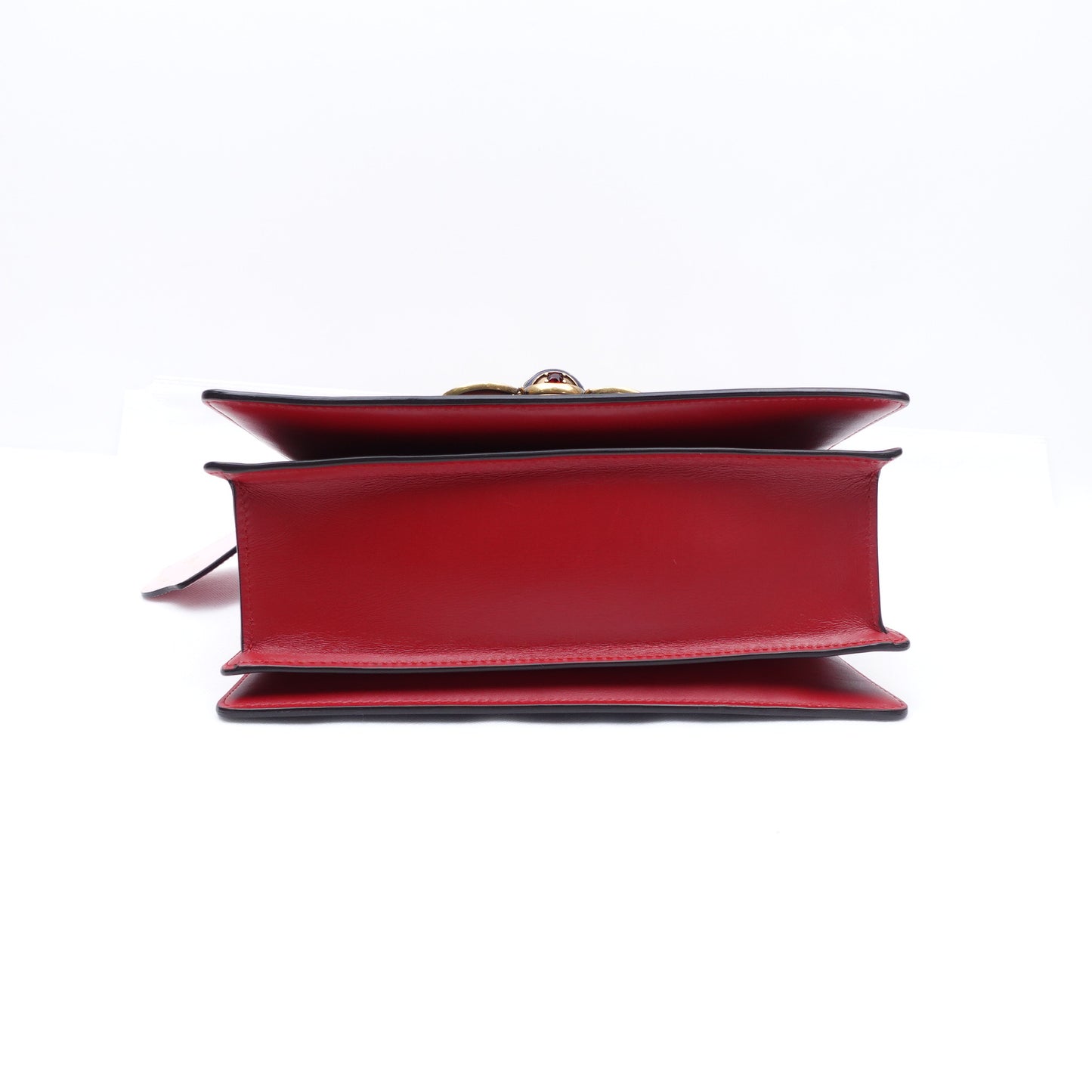 Pre-owned Gucci Queen Margaret Red & Blue Calfskin Shoulder Bag