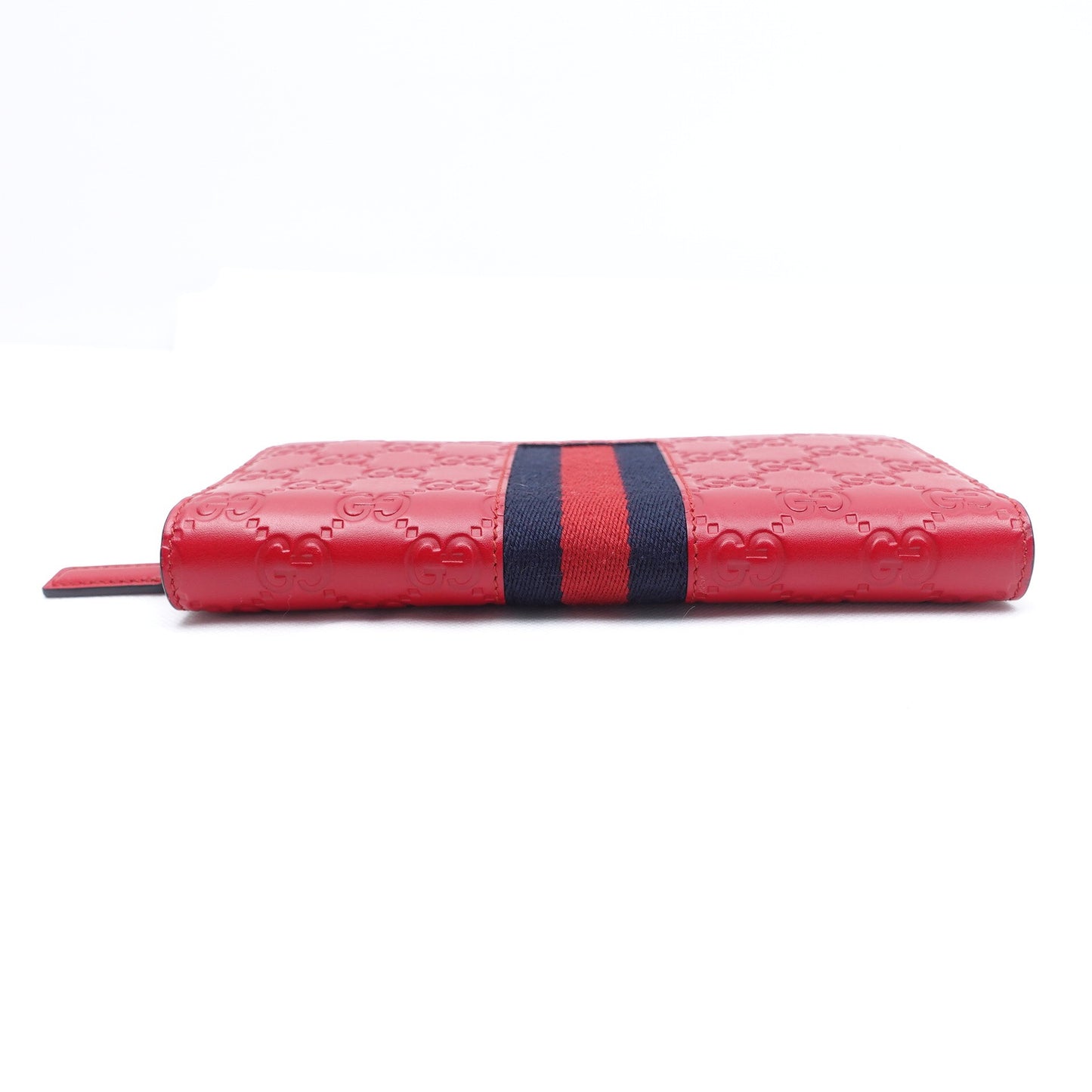 Pre-owned Gucci Red Ophidia Calfskin Wallet