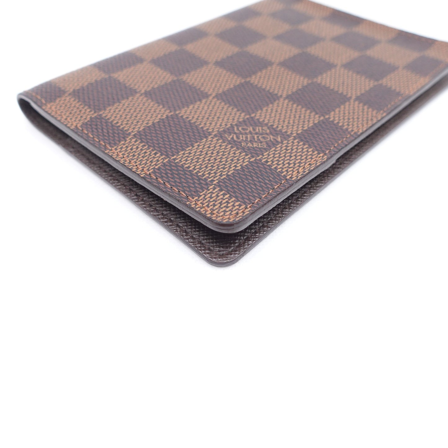 Pre-owned Louis vuitton Damier Ebene Coated Canvas Passport
