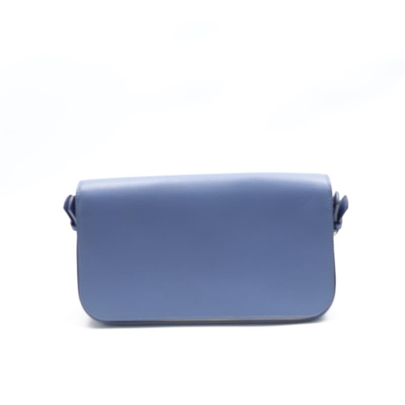 Pre-owned Fendi Blue Calfskin Shoulder Bag