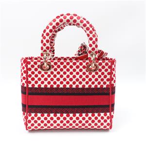 Pre-owned DIOR Canvas Shoulder Bags red Shoulder Bag