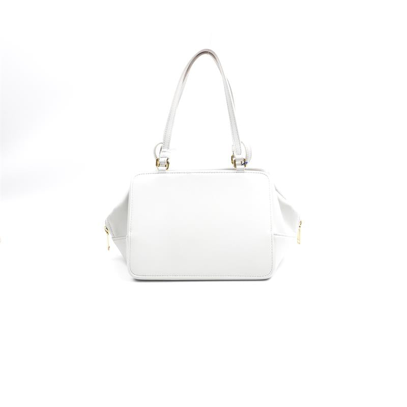 Pre-owned Celine White Calfskin Shoulder Bag