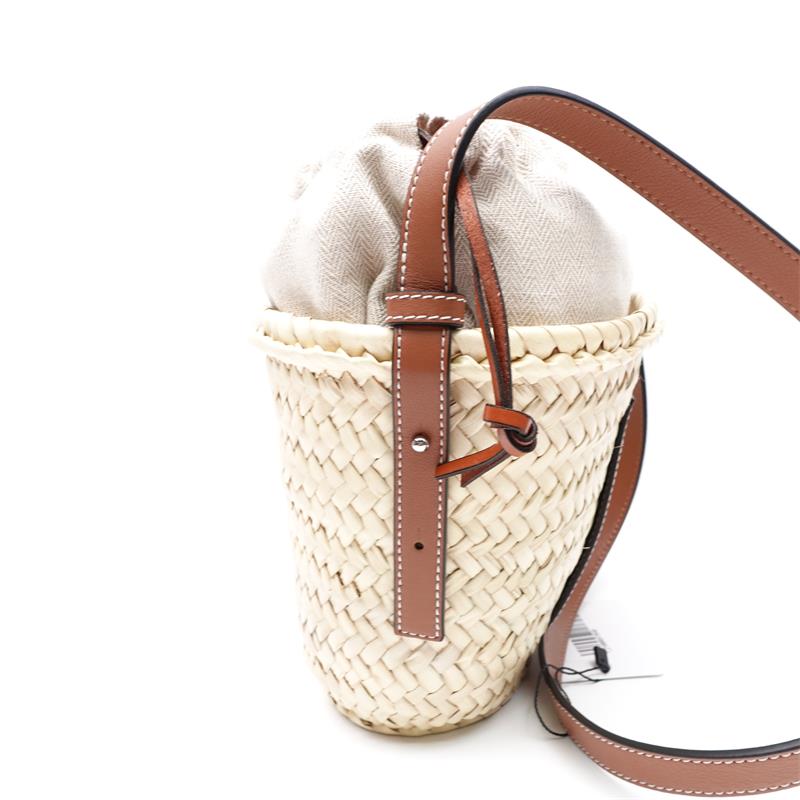 Pre-owned Loewe Straw Backet Shoulder Bag