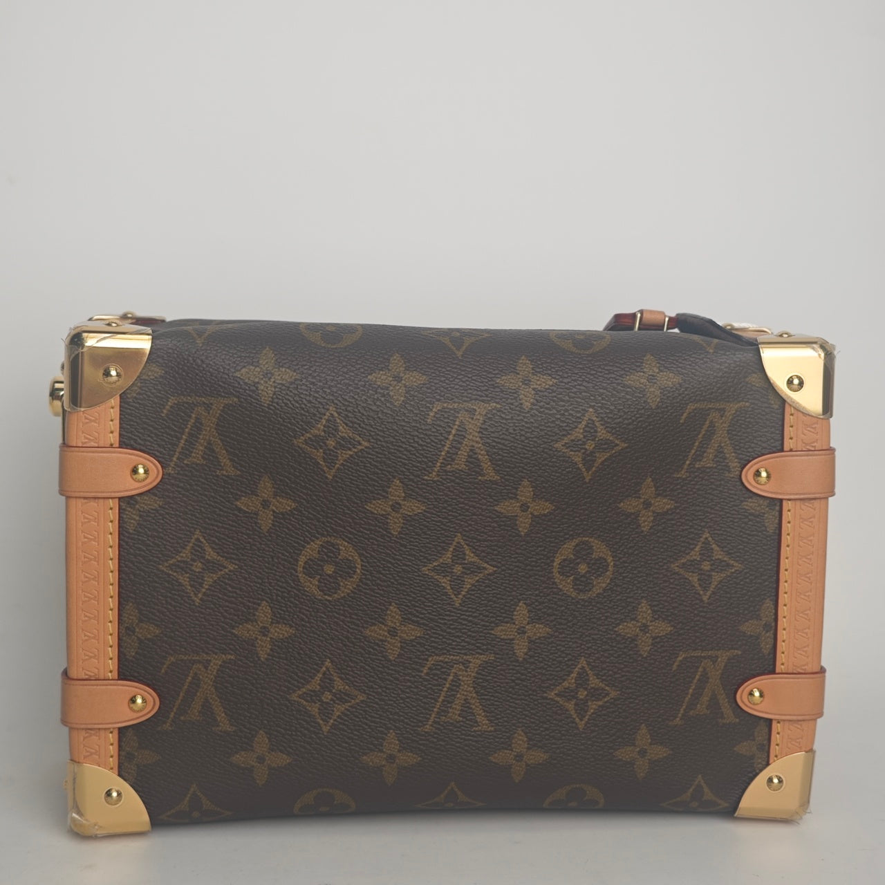 Pre-owned Louis Vuitton Side Trunk GM Monogram Calfskin Shoulder Bag