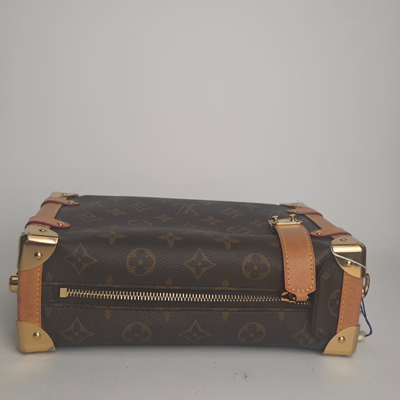 Pre-owned Louis Vuitton Side Trunk GM Monogram Calfskin Shoulder Bag