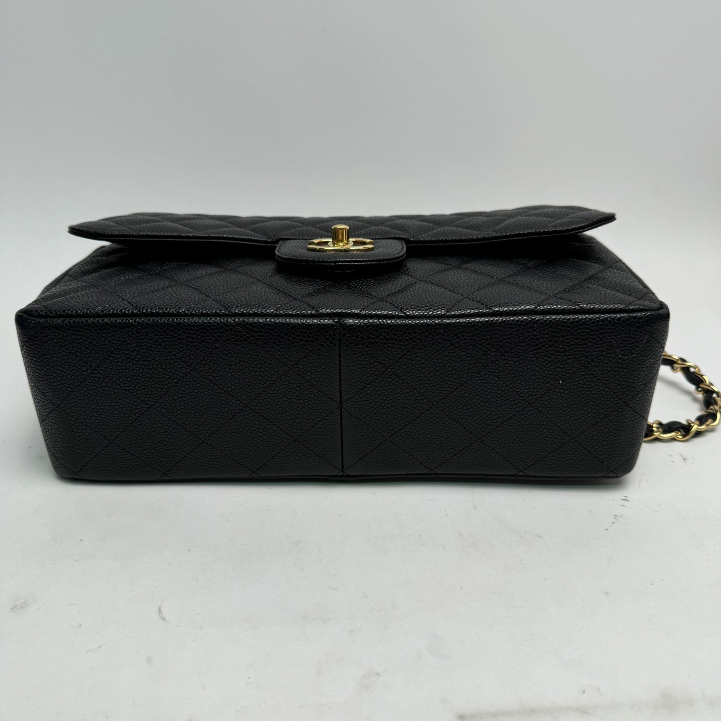 Pre-owned Chanel CF Black Calfskin Shoulder Bag
