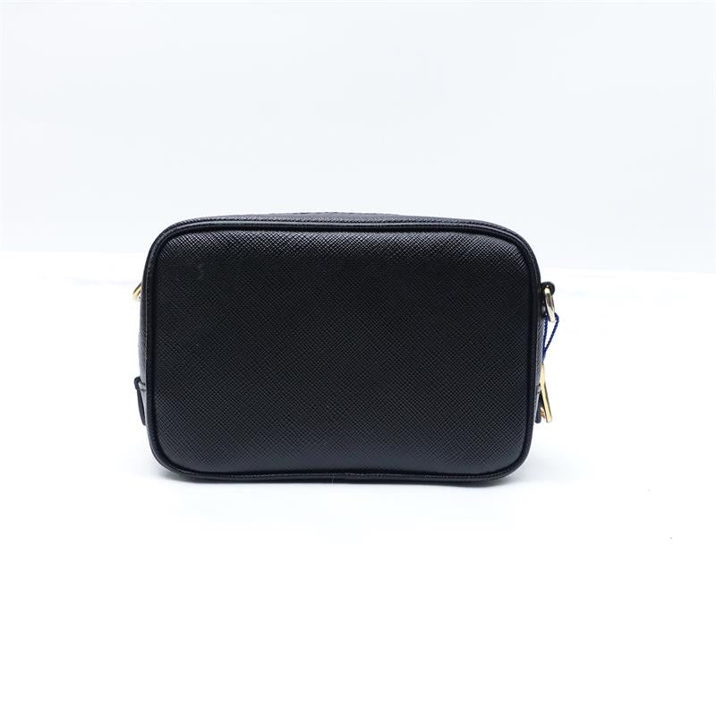 Pre-owned Prada Black Calfskin MINI Camera Bag