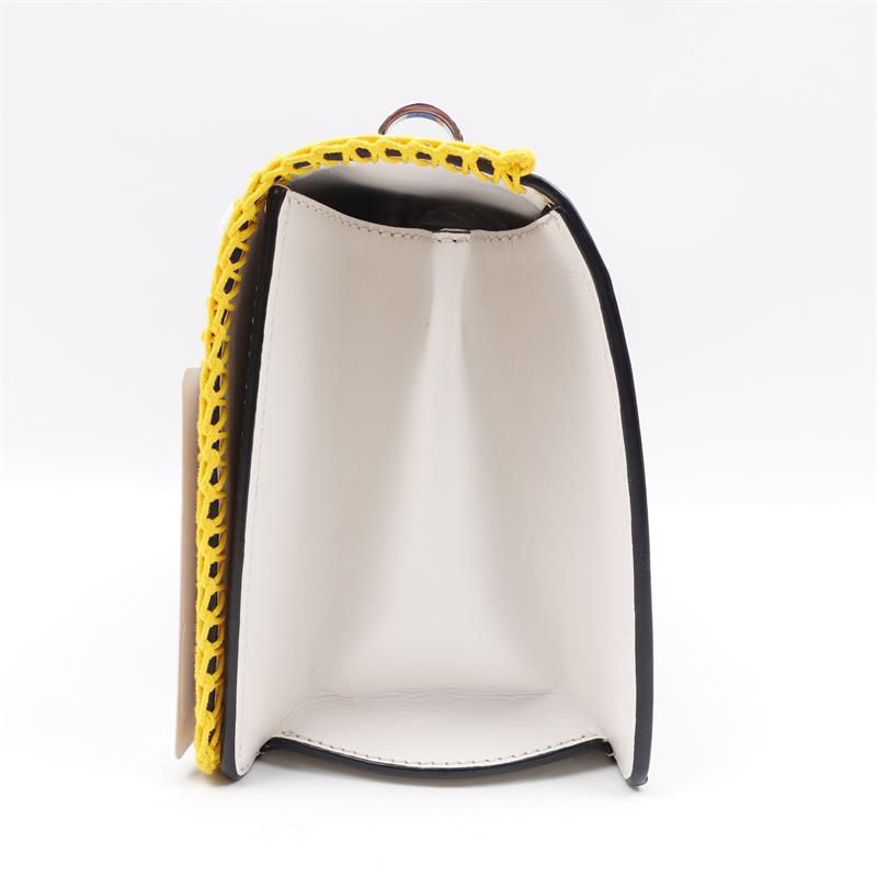 Pre-owned Loewe Barcelona White Calfskin Shoulder Bag