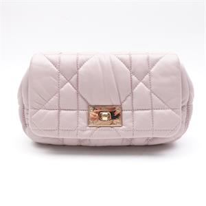 Pre-owned DIOR Calfskin Crossbody Bags Purple&Gold Crossbody Bag