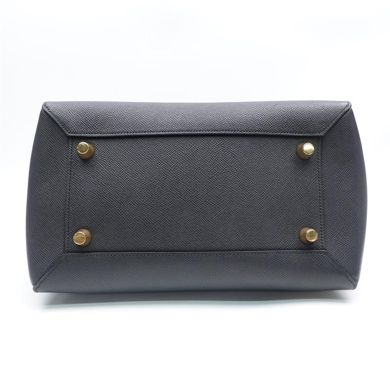 Pre-owned Celine Belt Black Calfskin Tote Bag